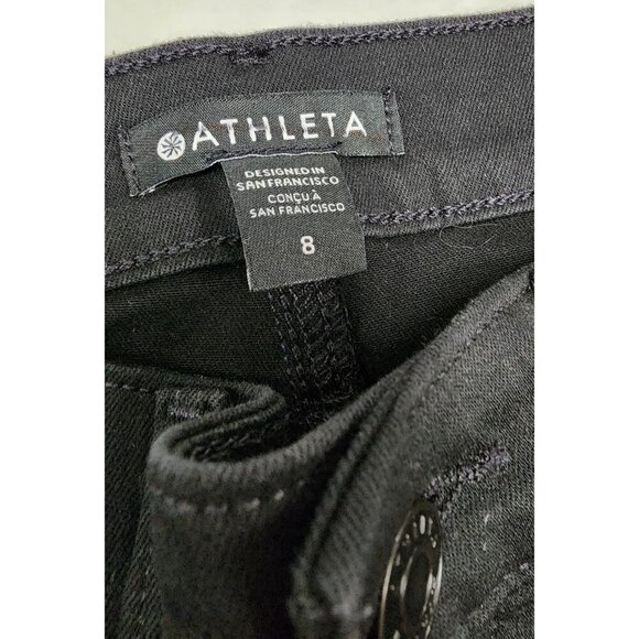 Athleta Flex Ultra Skinny Jean - Black Size 8 - Picture 10 of 11